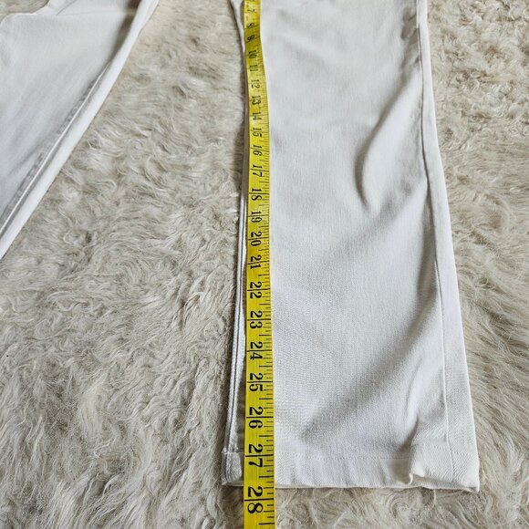 Levi's 511 Women's White Straight Legs Denim Jeans W31xL32 - Picture 6 of 11